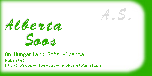 alberta soos business card